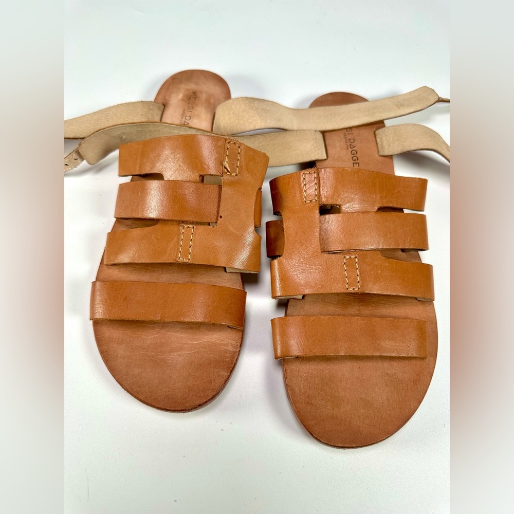 Kelsie Daggar Women’s Cut Out Sandals Brooklyn Ankle Strap Wrap - Picture 13 of 13